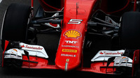 Přední křídlo a zavěšení vozu Ferrari SF15-T