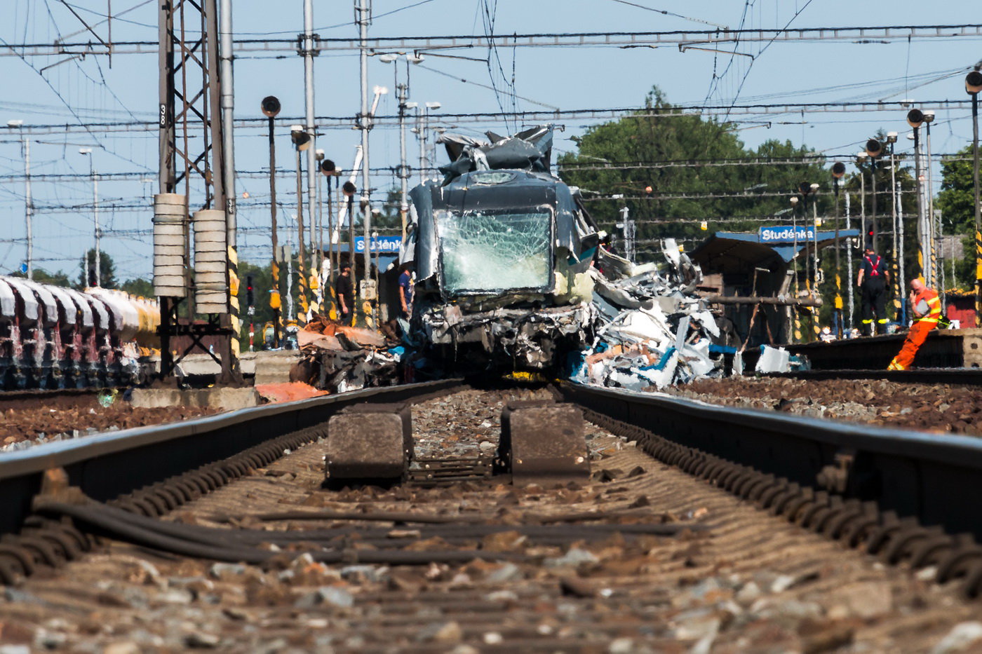 Vlakové neštěstí ve Studénce