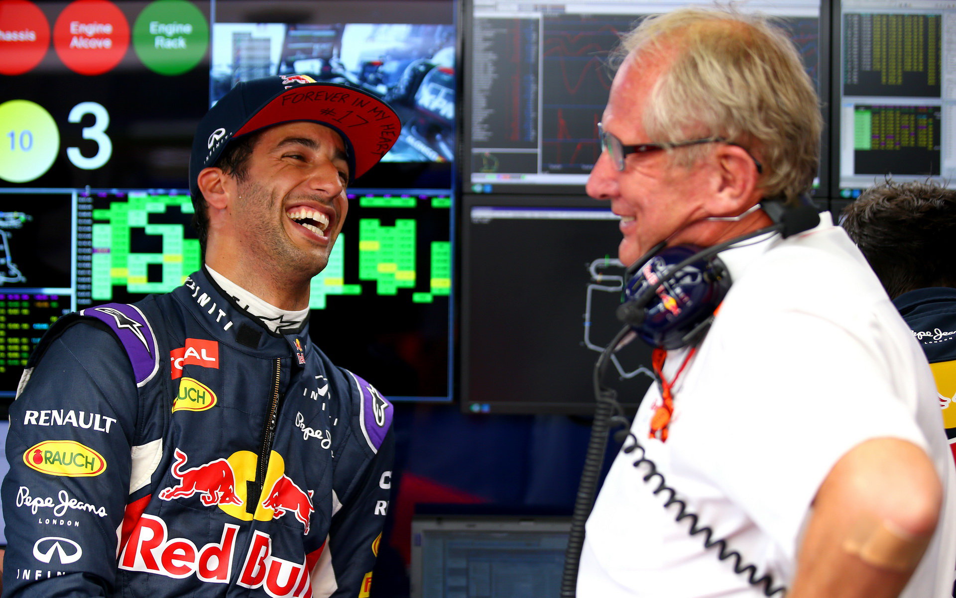 Daniel Ricciardo s Helmutem Markem