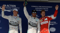 Kvalifikace VC Madarska, první Hamilton, za ním Rosberg, třetí Vettel