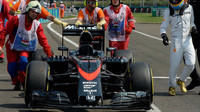 Alonso po odstoupení v kvalifikaci