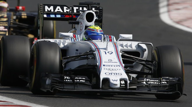 Felipe Massa s Williamsem FW38