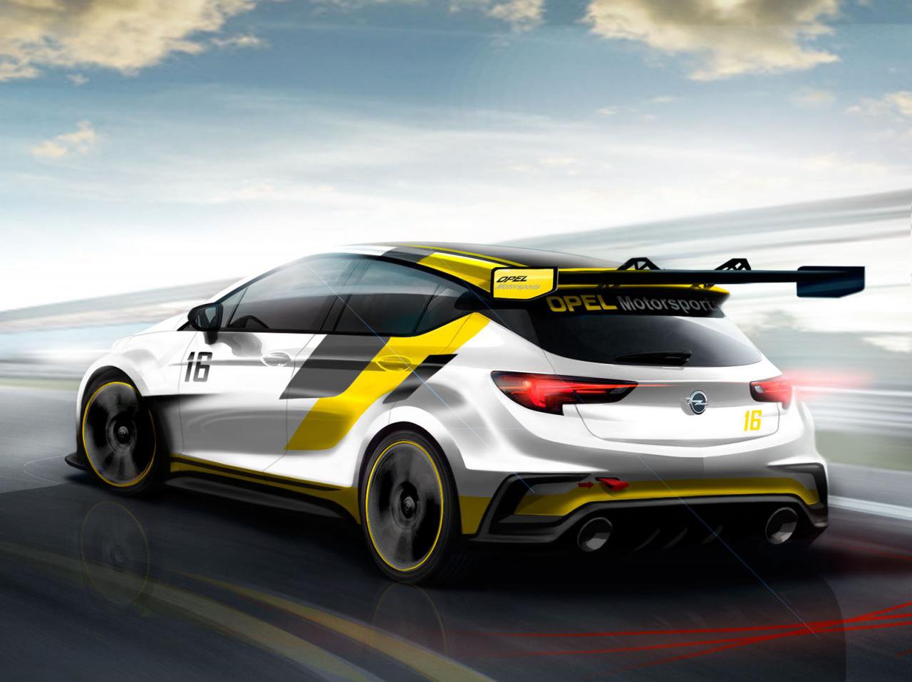 Opel Astra TCR race car