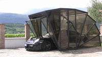 Nový koncept garážového stání pro automobily.