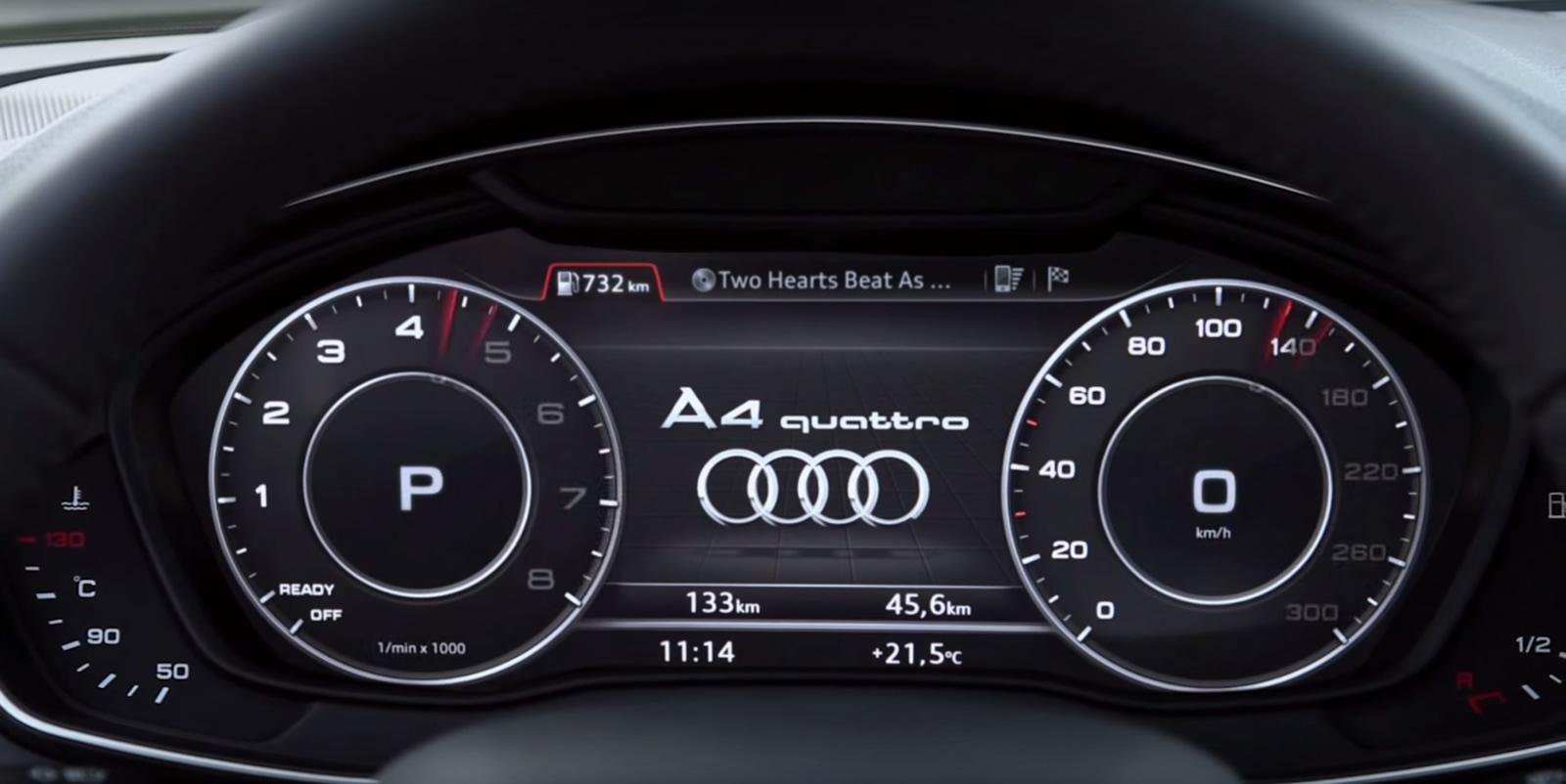 Audi A4 virtual cockpit