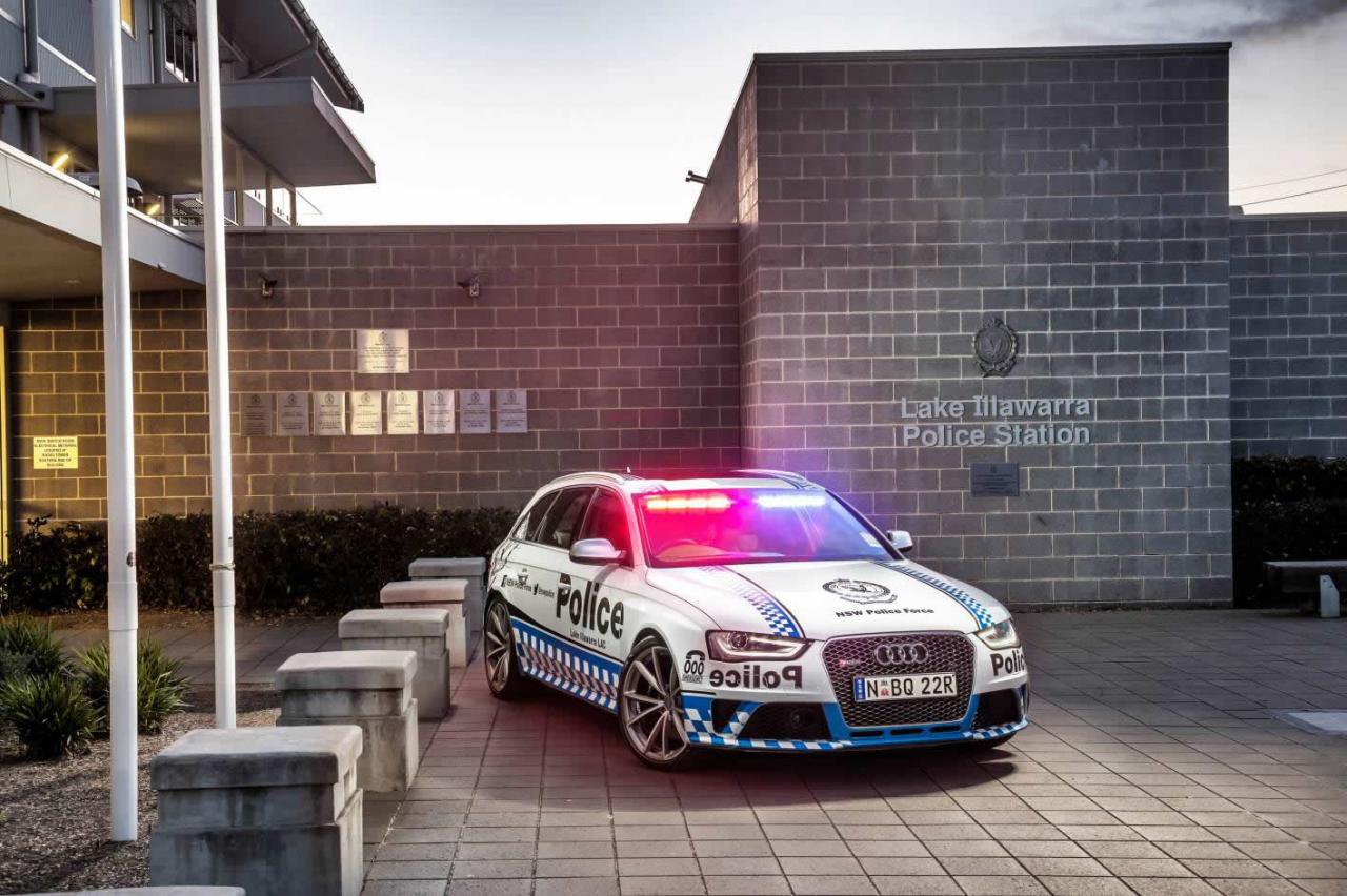 Audi RS4 ve službách australské policie