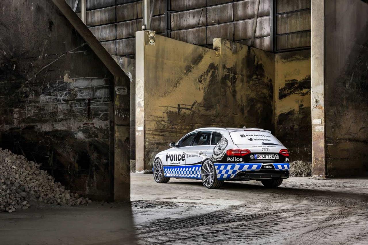 Audi RS4 ve službách australské policie