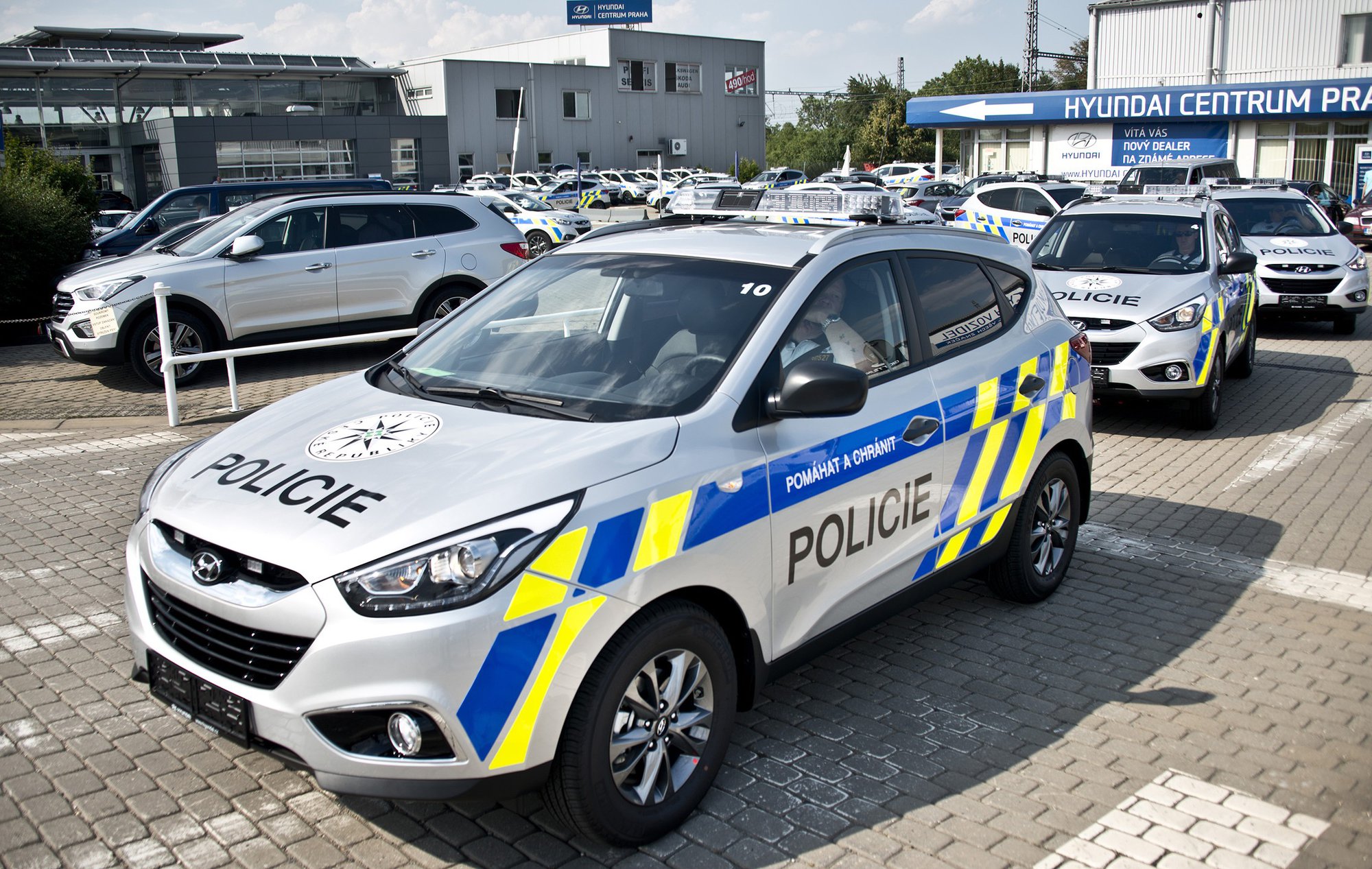 Hyundai ix35 v policejní úpravě s motorem 2,0 GDI