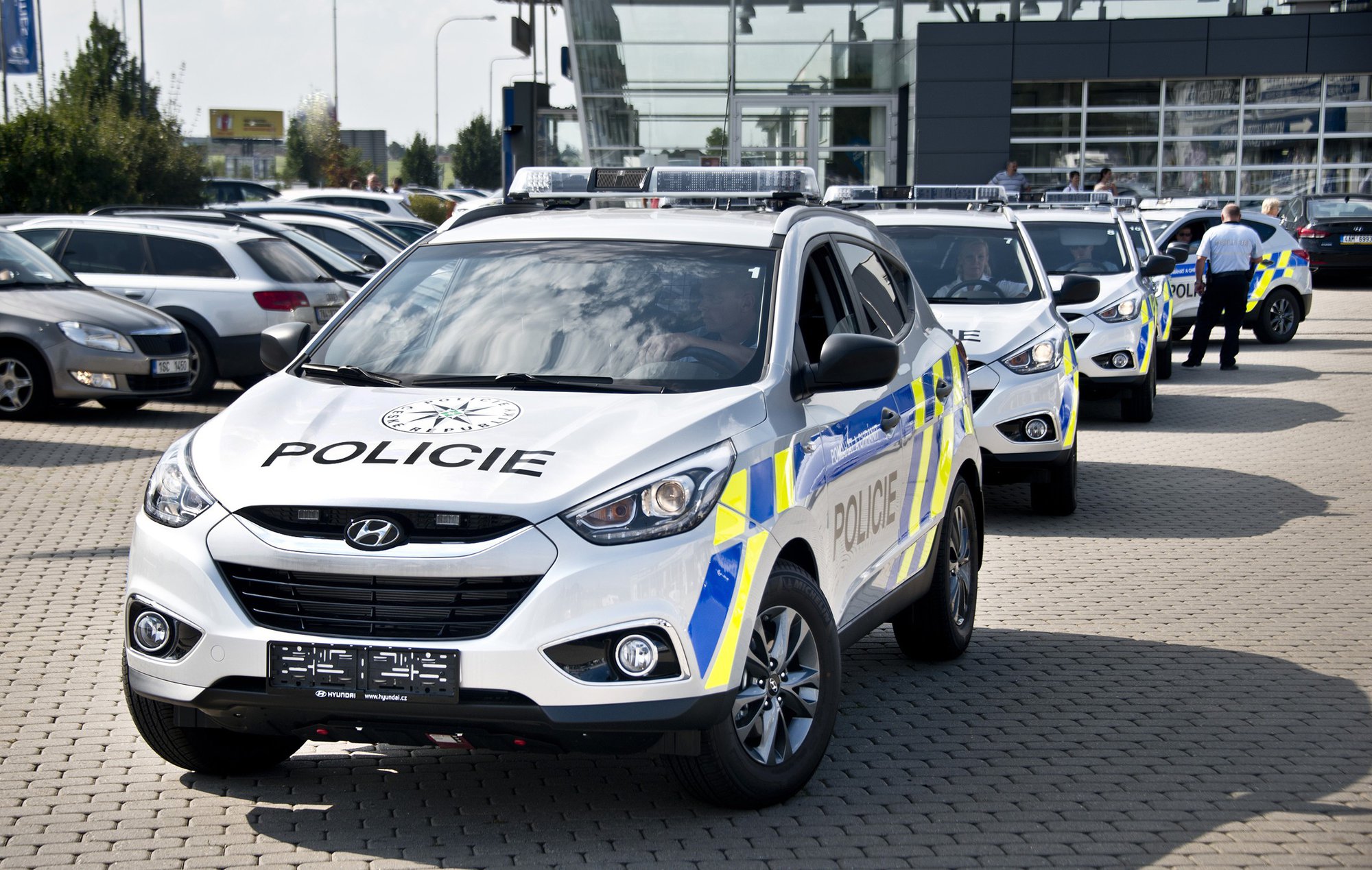 Hyundai ix35 v policejní úpravě s motorem 2,0 GDI