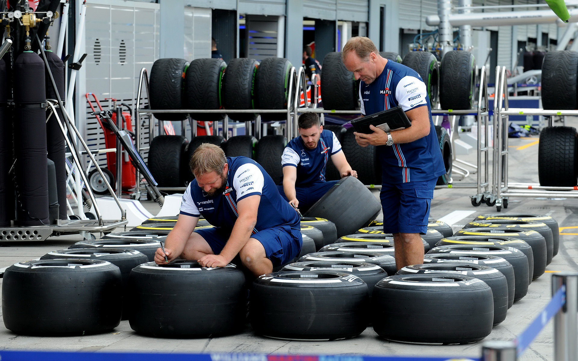 Přípravy na závodní víkend GP Itálie (Monza)