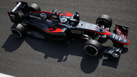 McLaren během tréninků na Velkou cenu Itálie