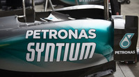 Detail kokpitu vozu Mercedes F1 W06 Hybrid, GP Itálie (Monza)