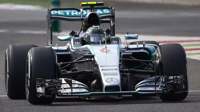 Nico Rosberg do závodu v Monze nastoupil se starým motorem, do cíle s ním ale nedojel