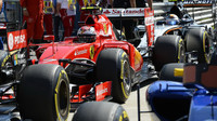 Kimi Räikkönen po kvalifikaci, GP Itálie (Monza)