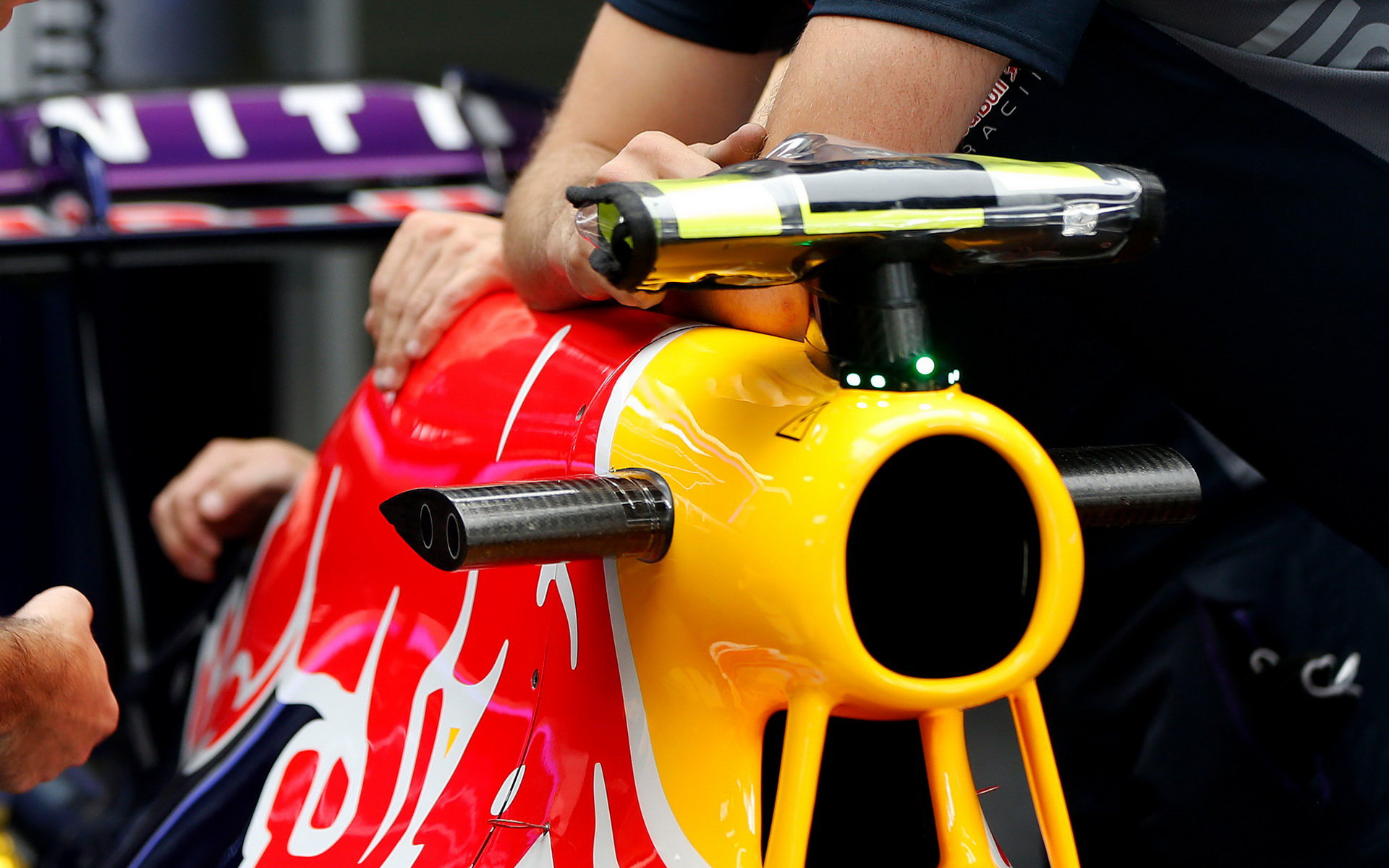 Detail vozu Red Bull RB11 - Renault, GP Itálie (Monza)