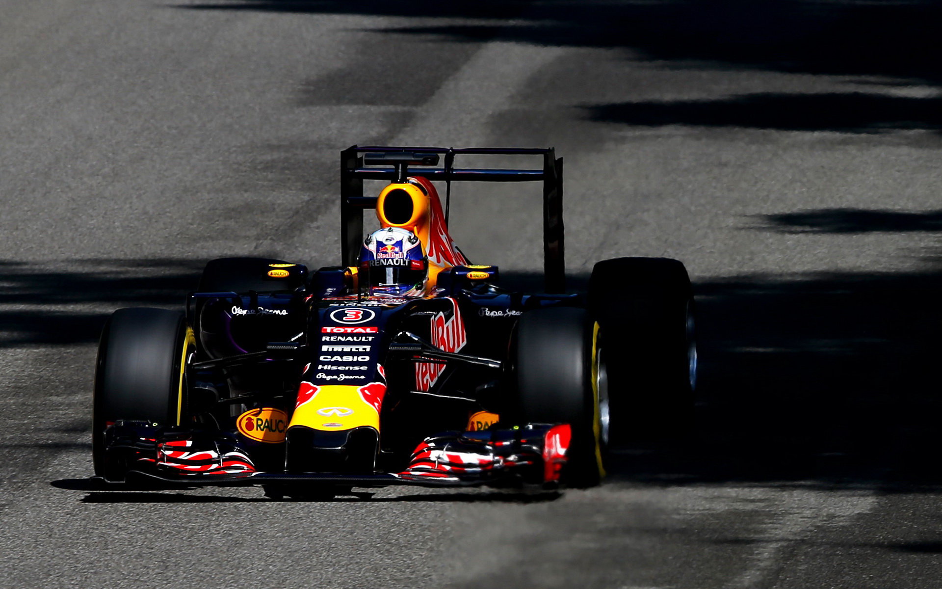 Daniel Ricciardo po aktivaci DRS