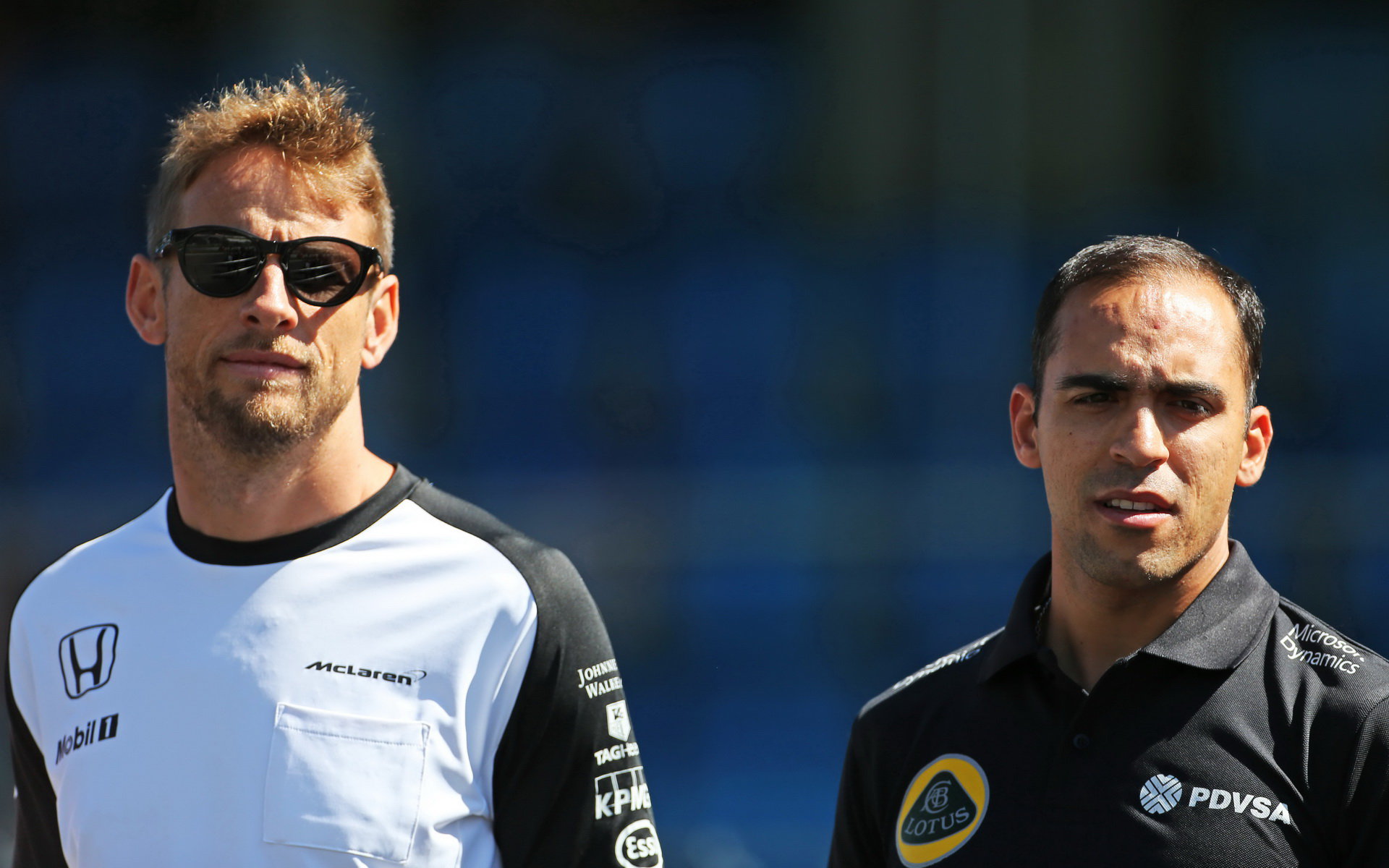 Jenson Button a Pastor Maldonado, GP Itálie (Monza)
