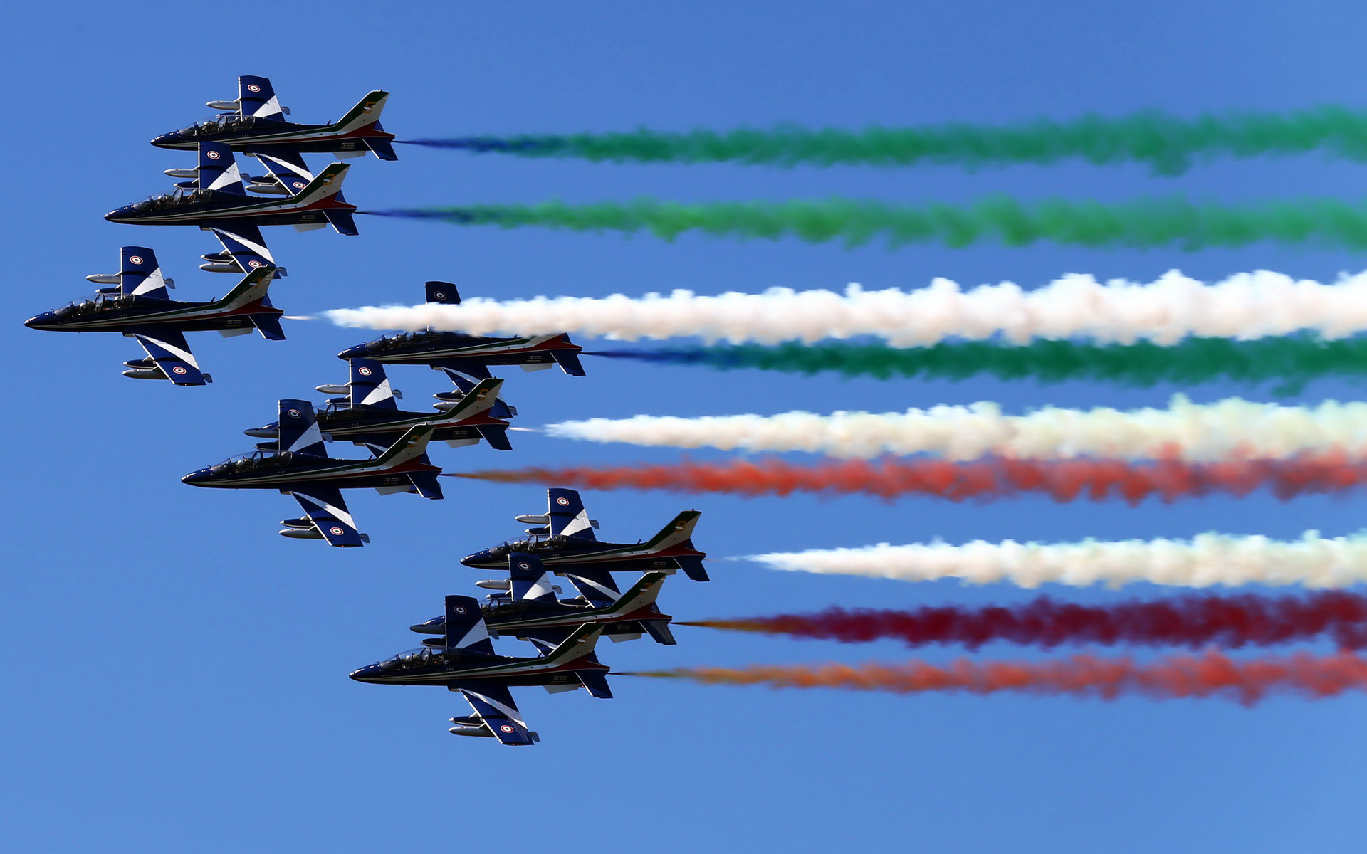 Letecká show před závodem, GP Itálie (Monza)