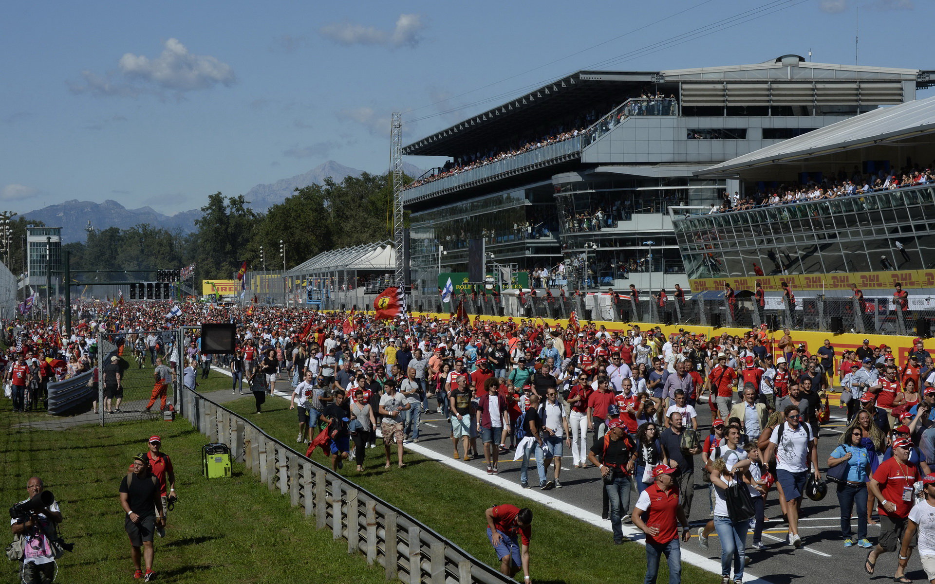 Fanoušci na trati, GP Itálie (Monza)