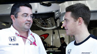 Eric Boullier a Stoffel Vandoorne, GP Itálie (Monza)