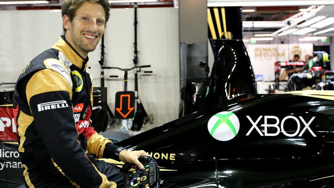 Na tváři Grosjeana jsme i přes nejistou budoucnost Lotusu v Singapuru viděli úsměv