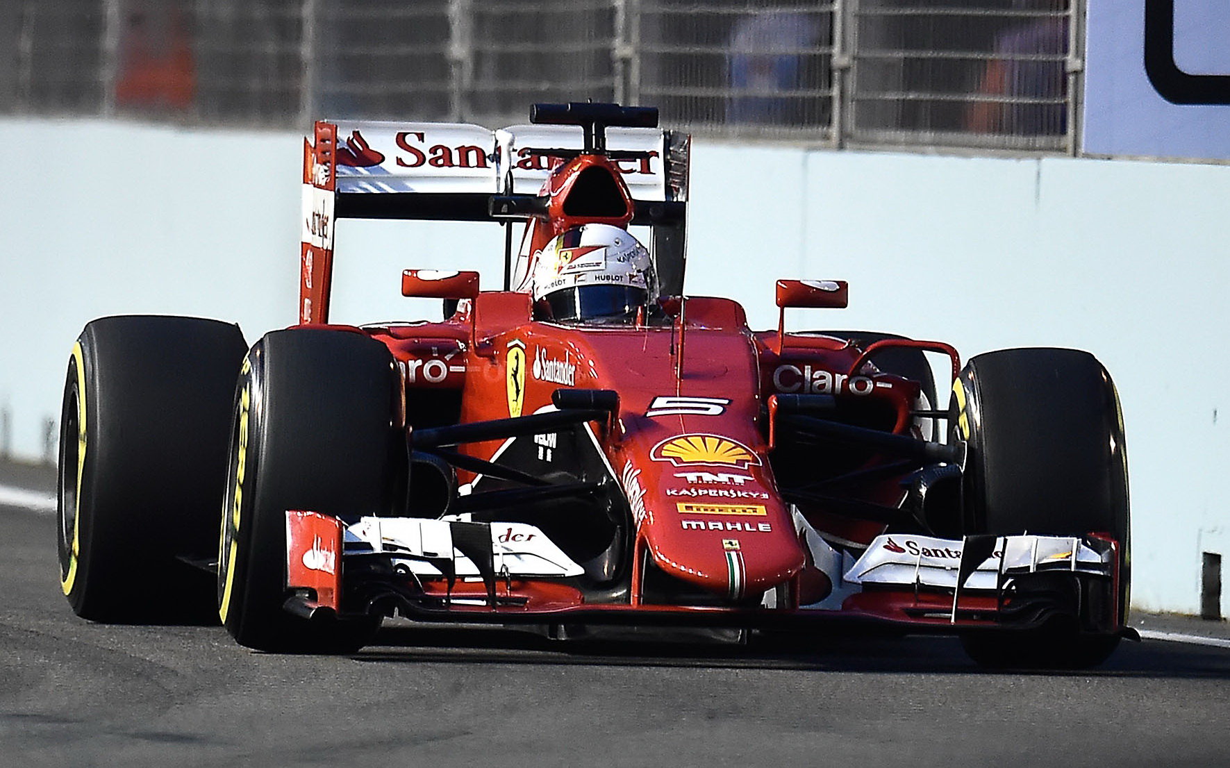 Sebastian Vettel v GP Singapuru
