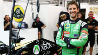 Romain Grosjean v nové kombinéze, GP Singapuru (Singapur)