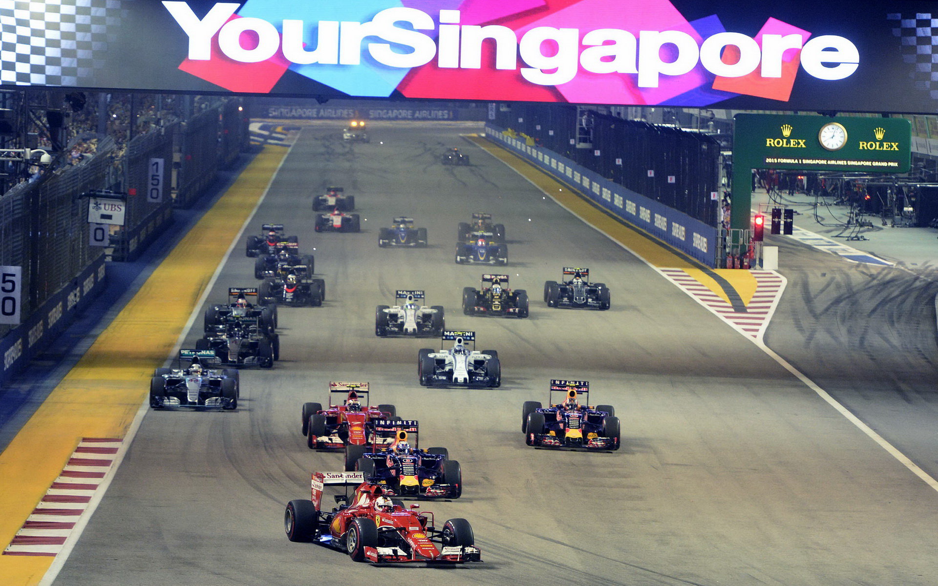 Start, GP Singapuru (Singapur)