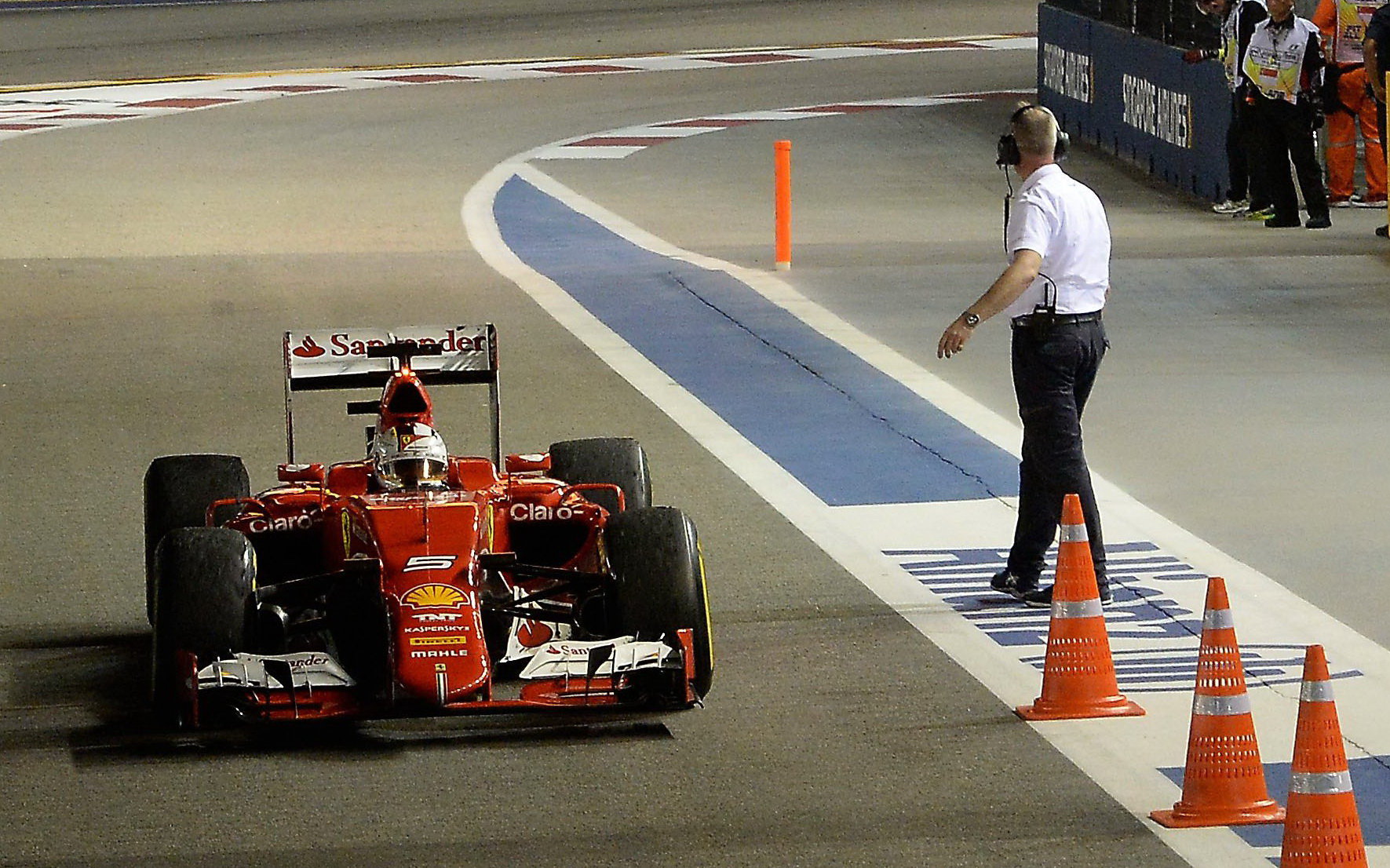 Sebastian Vettel, GP Singapuru (Singapur)