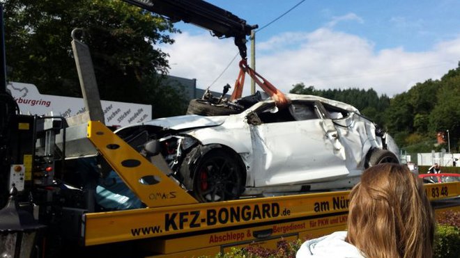 nehoda Renaultu Mégane RS