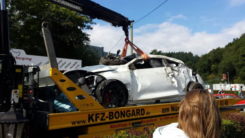 nehoda Renaultu Mégane RS