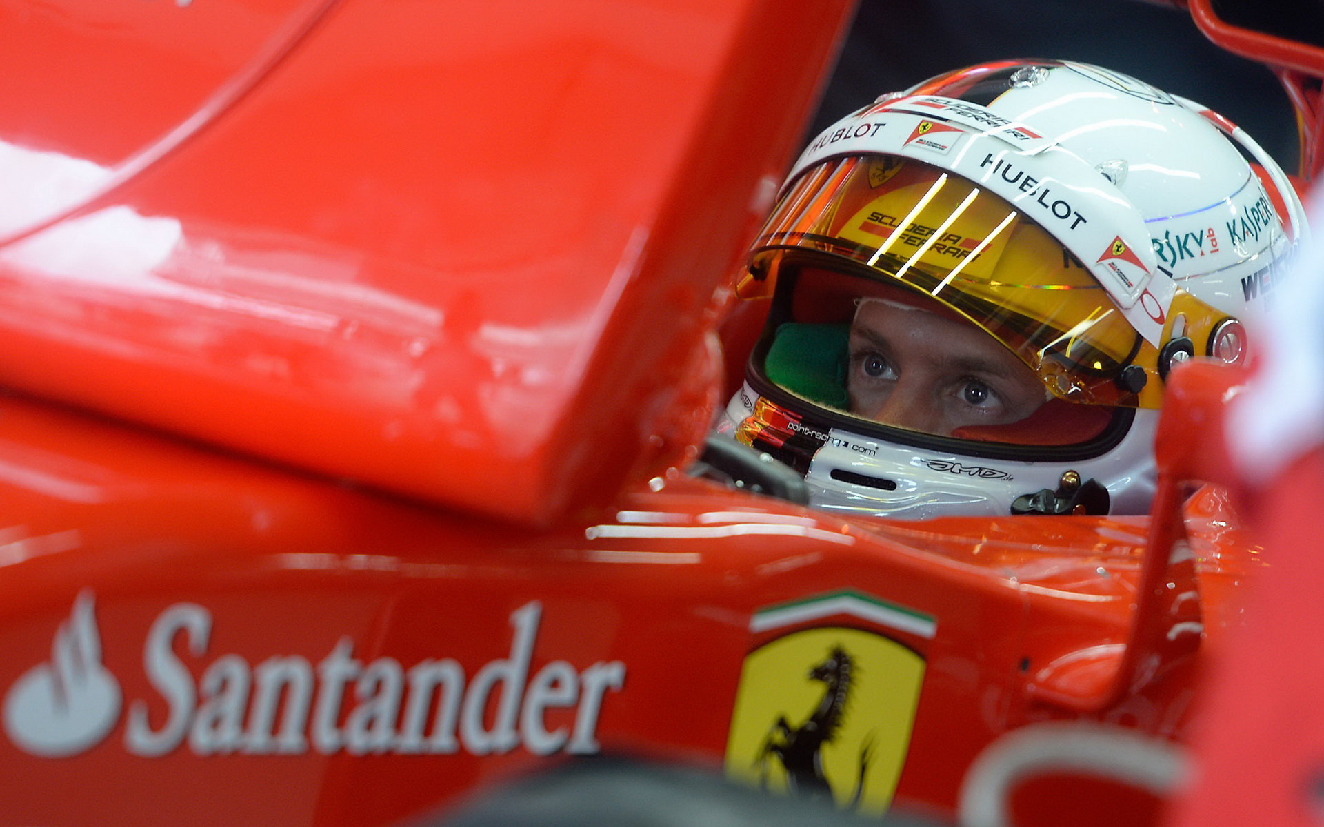 Sebastian Vettel v Suzuce