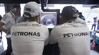 Nico Rosberg a Lewis Hamilton, GP Japonska (Suzuka)
