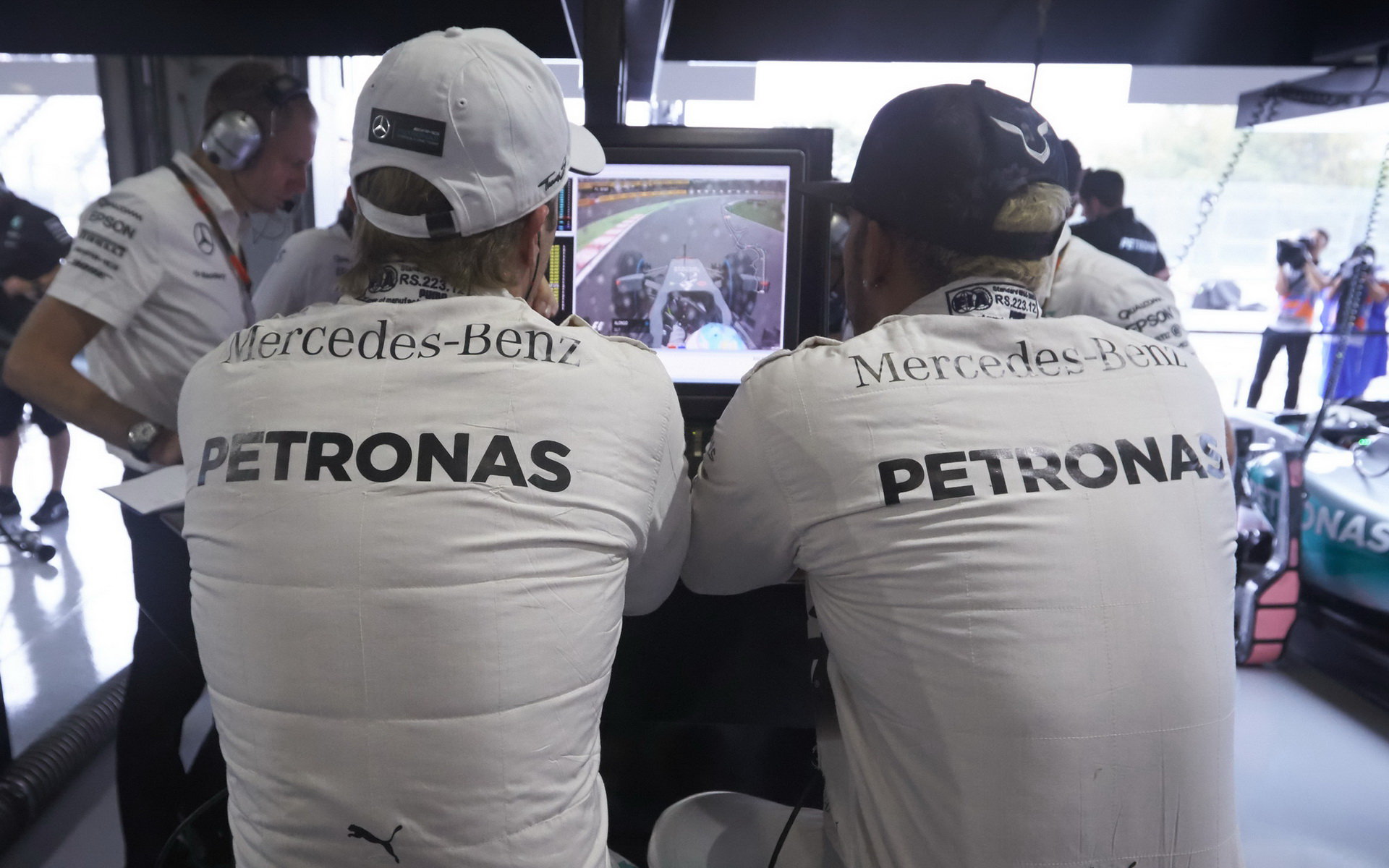 Nico Rosberg a Lewis Hamilton, GP Japonska (Suzuka)