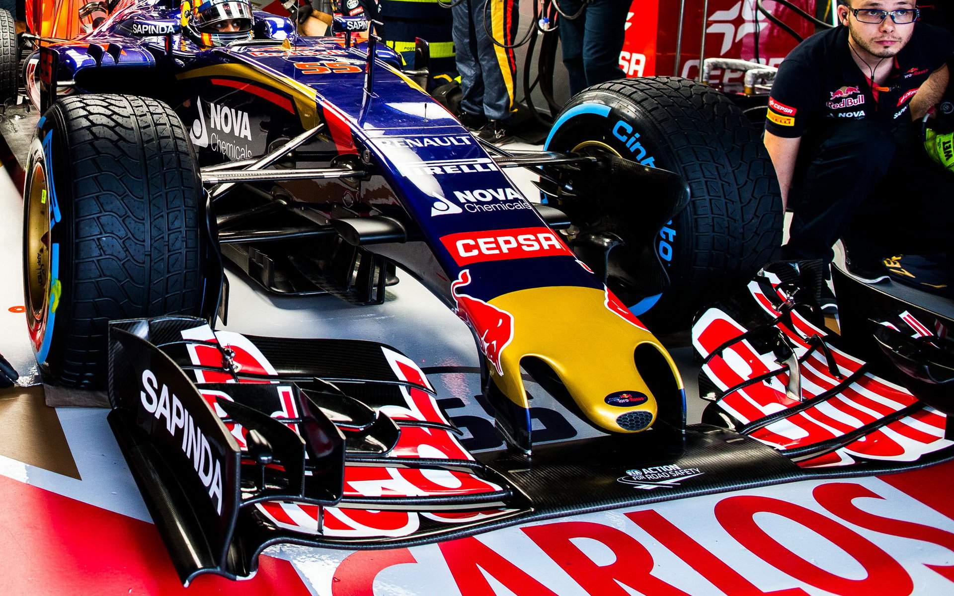 Přední křídlo vozu Toro Rosso STR10 - Renault, GP Japonska (Suzuka)