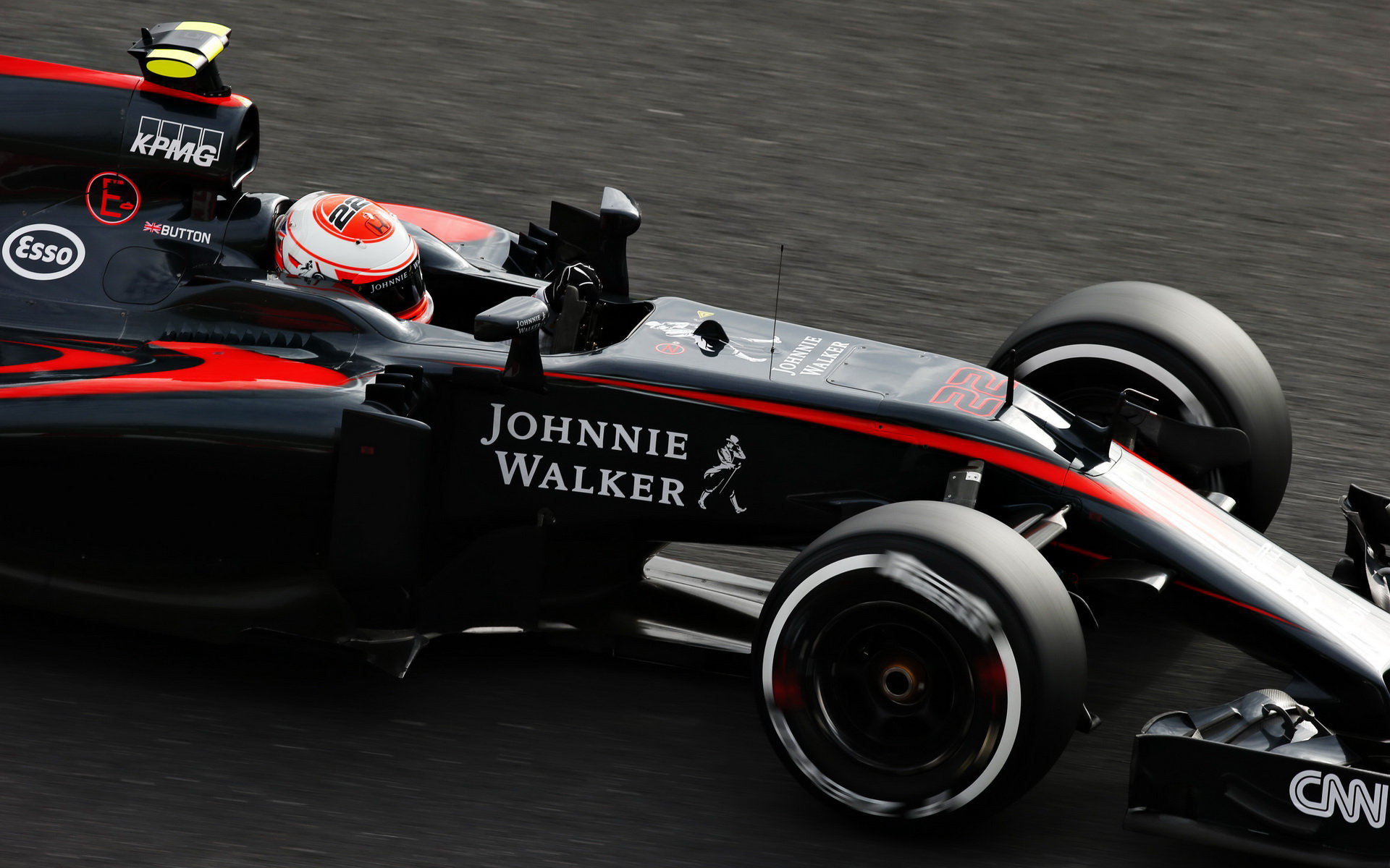 Jenson Button s McLarenem