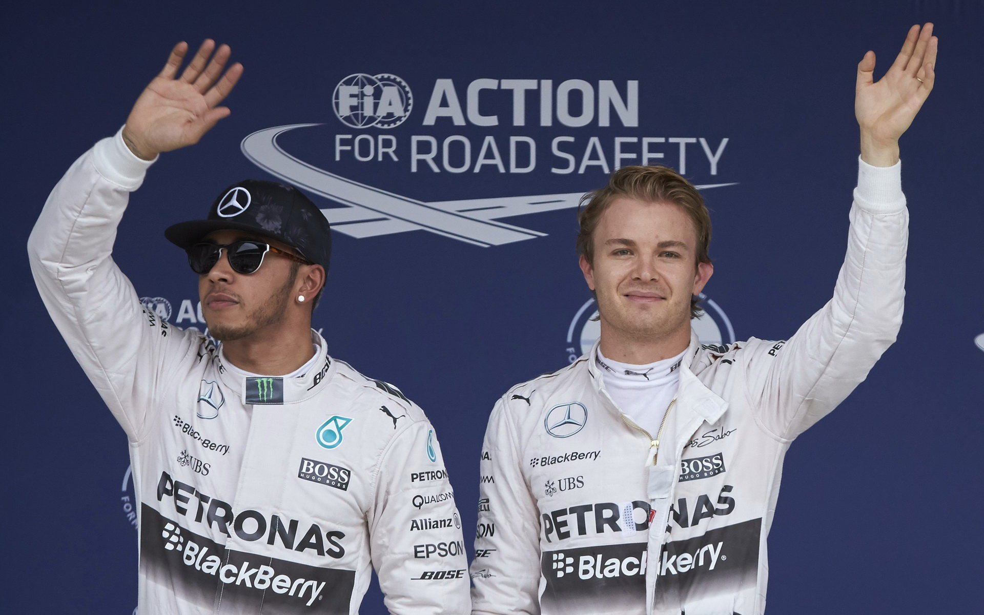 Lewis Hamilton a Nico Rosberg vyhráli kvalifikaci, GP Japonska (Suzuka)