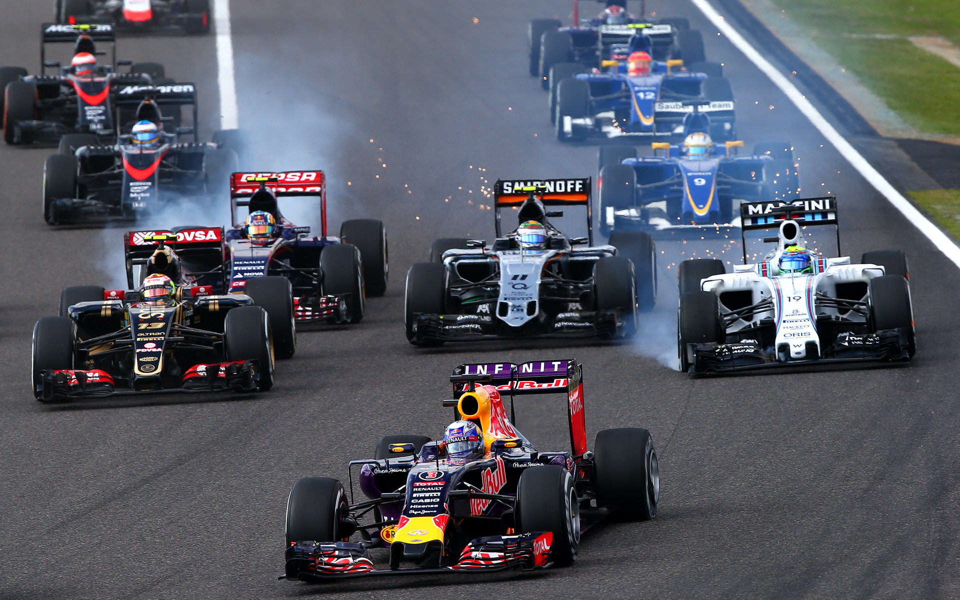 Daniel Ricciardo a jeho start v Suzuce