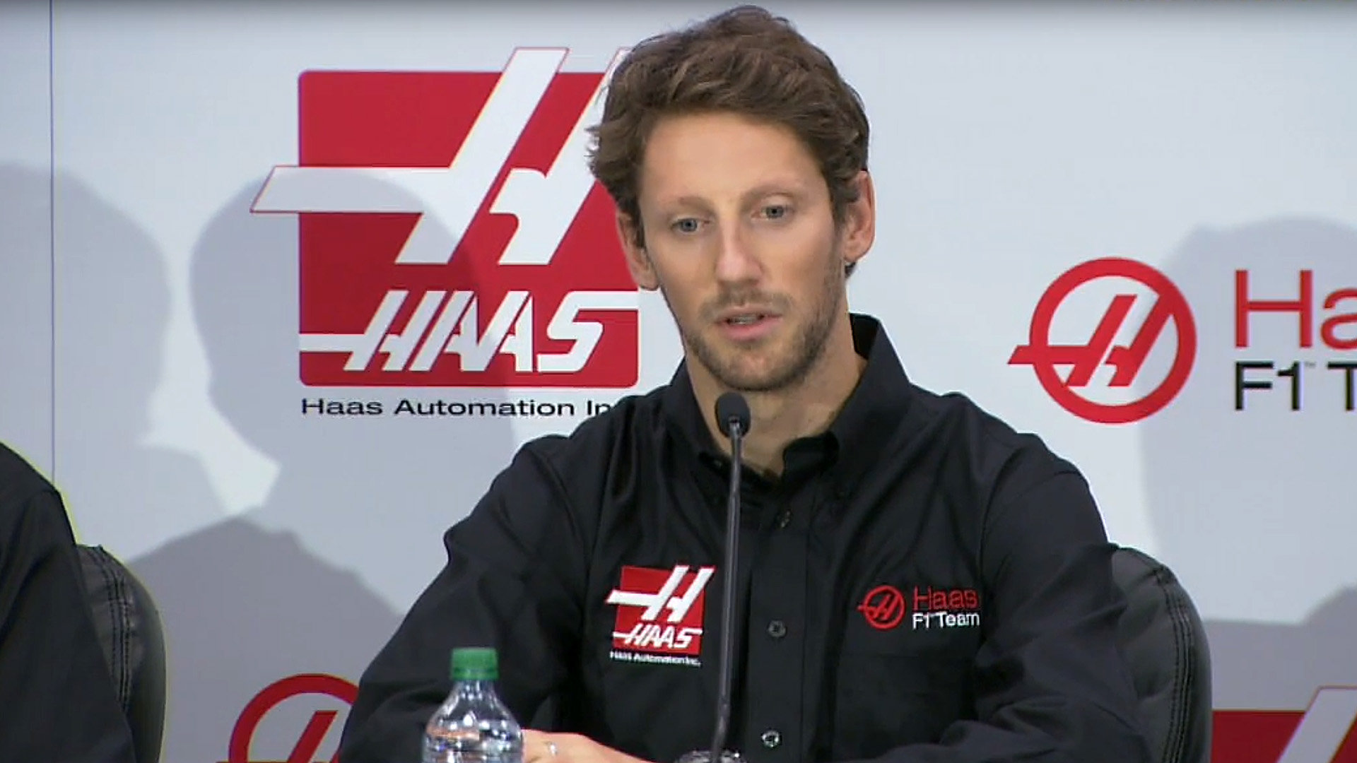 Romain Grosjean v barvách Haasu