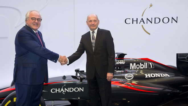 Chandon - nový sponzor McLarenu