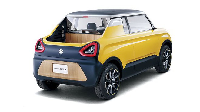 Suzuki Mighty Deck: pickup, kde důležitým prvkem je i dřevo