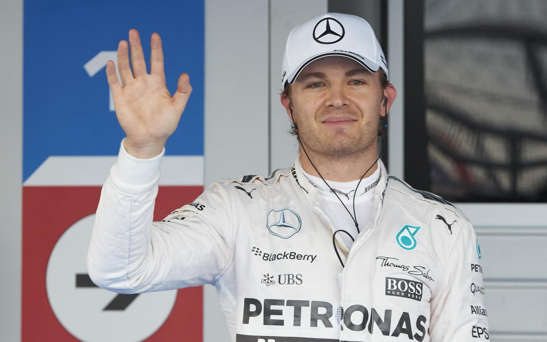 Nico Rosberg je spokojen po vydařené kvalifikaci v Soči