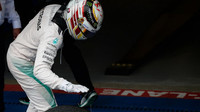Lewis Hamilton po závodě v Soči