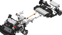 Schéma hybridního ústrojí s 1.8 VVT-i, Toyota Prius.