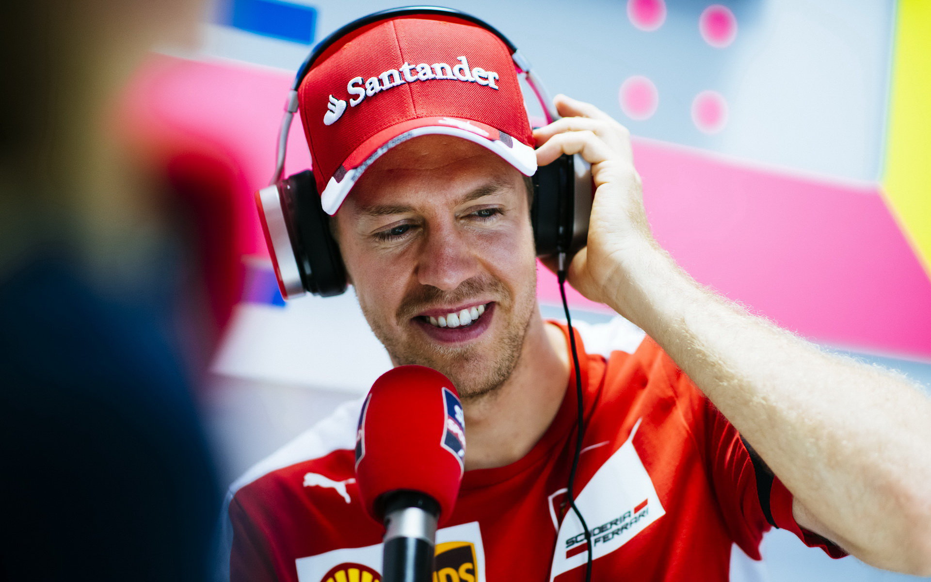 Přes problémy s počasím srší Vettel v Austinu dobrou náladou