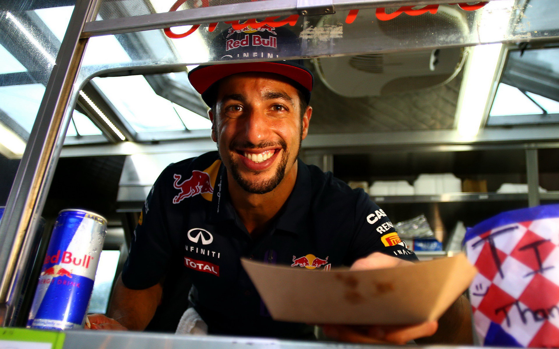 Daniel Ricciardo tráví volný čas v Austinu