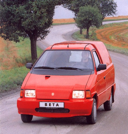 Formálně poslední lehké užitkové vozidlo s logem Tatry, Tatra Beta.