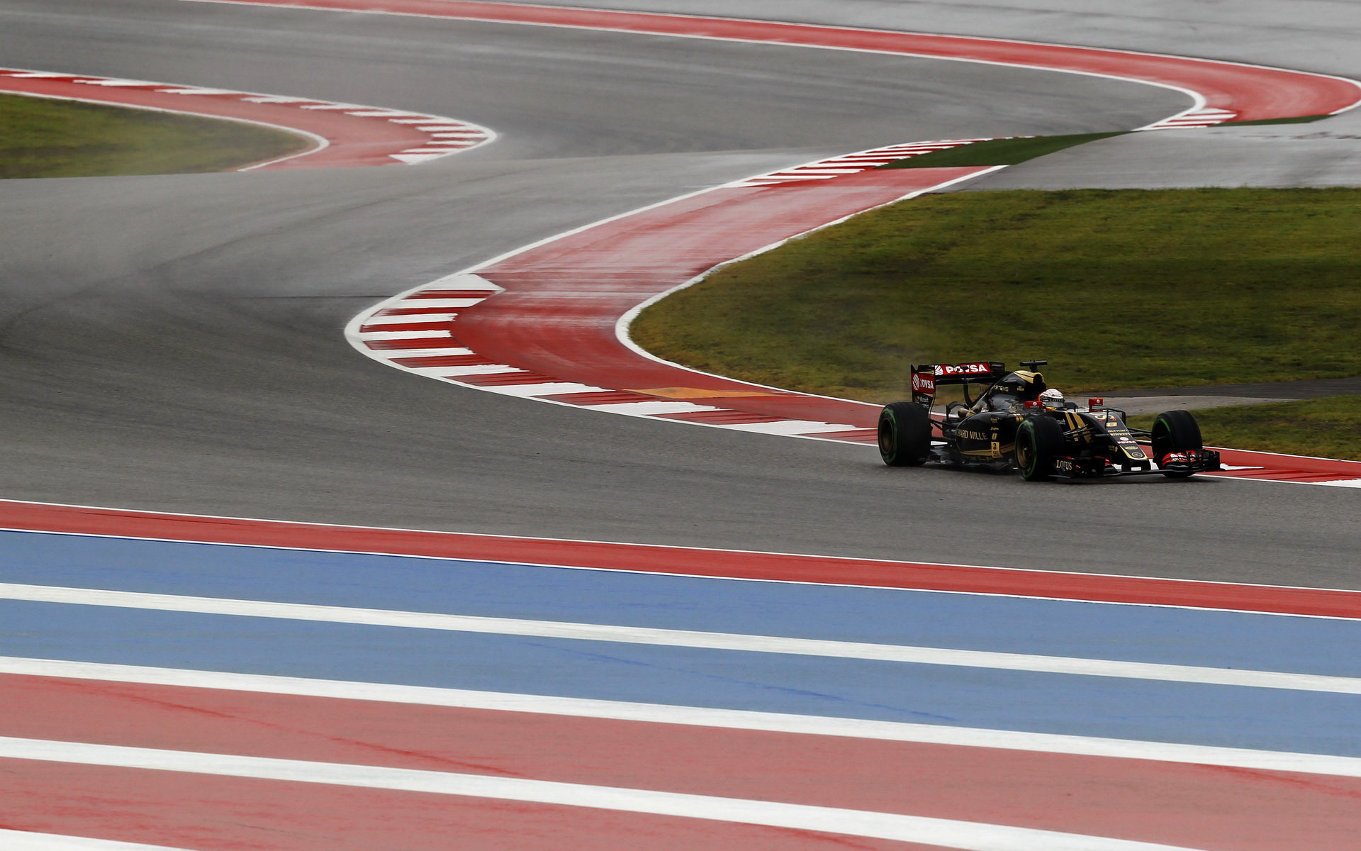 Romain Grosjean v Austinu