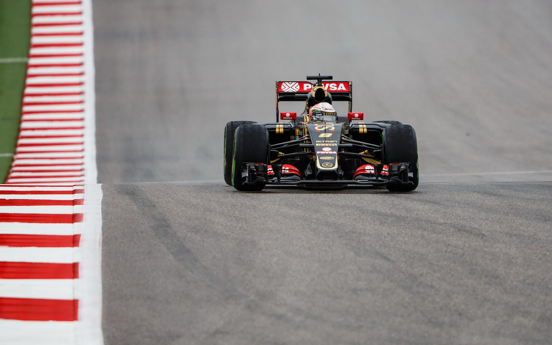 Romain Grosjean v Austinu