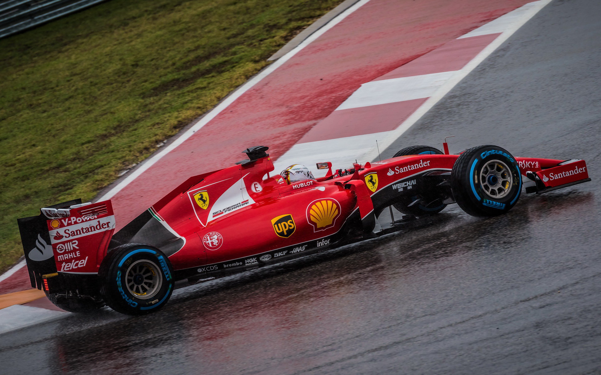 Sebastian Vettel v Austinu